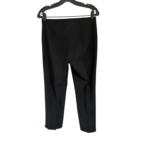 THEORY For Bergdorf Goodman Black Pants Strait Cut Front Pockets Size 4 - Picture 5 of 8